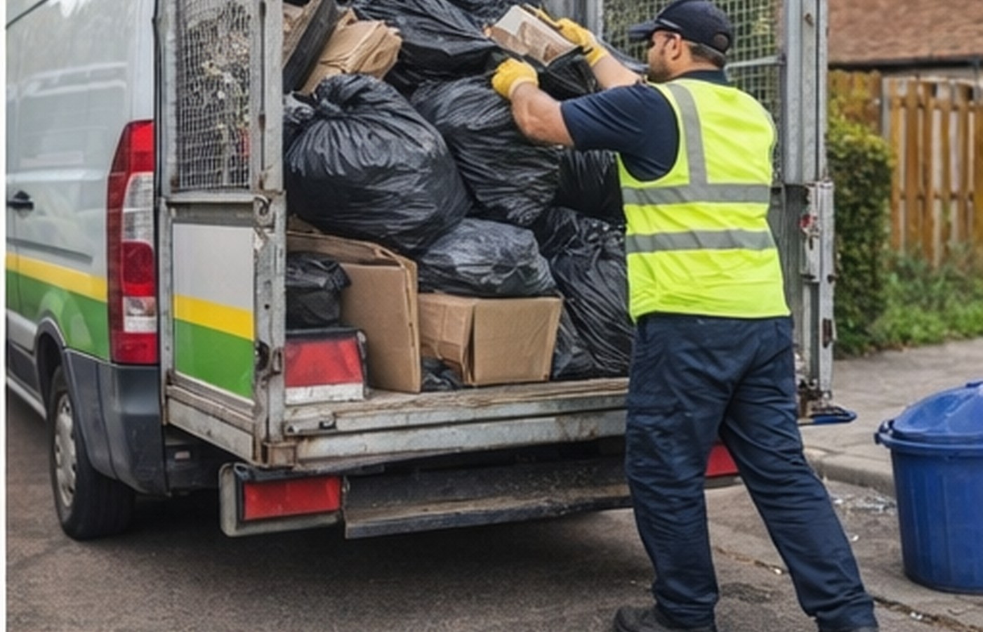 Waste removal van collection in Nottingham and Derby